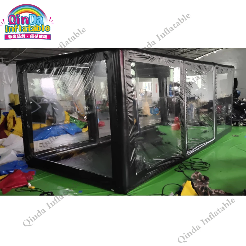 High Quality Portable Inflatable Car Cover Tent,6X3x2.3M Inflatable Car Wash Tent With Air Pump