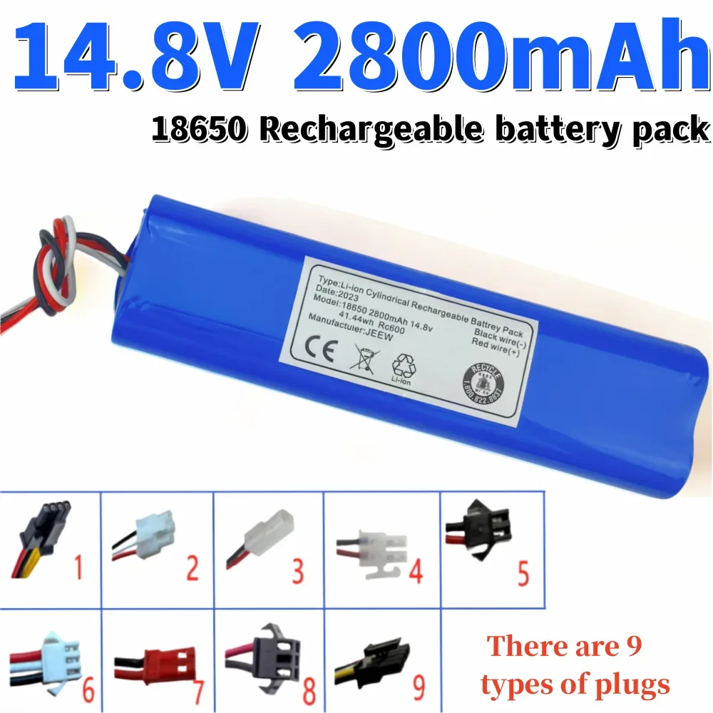 

Original 14.8V 2800mAh Rechargeable Battery For ILIFE V3s V5s V8s DF45 DF43 V3 X3 V50 V55 V5Lpro Robotic Cleaner Parts