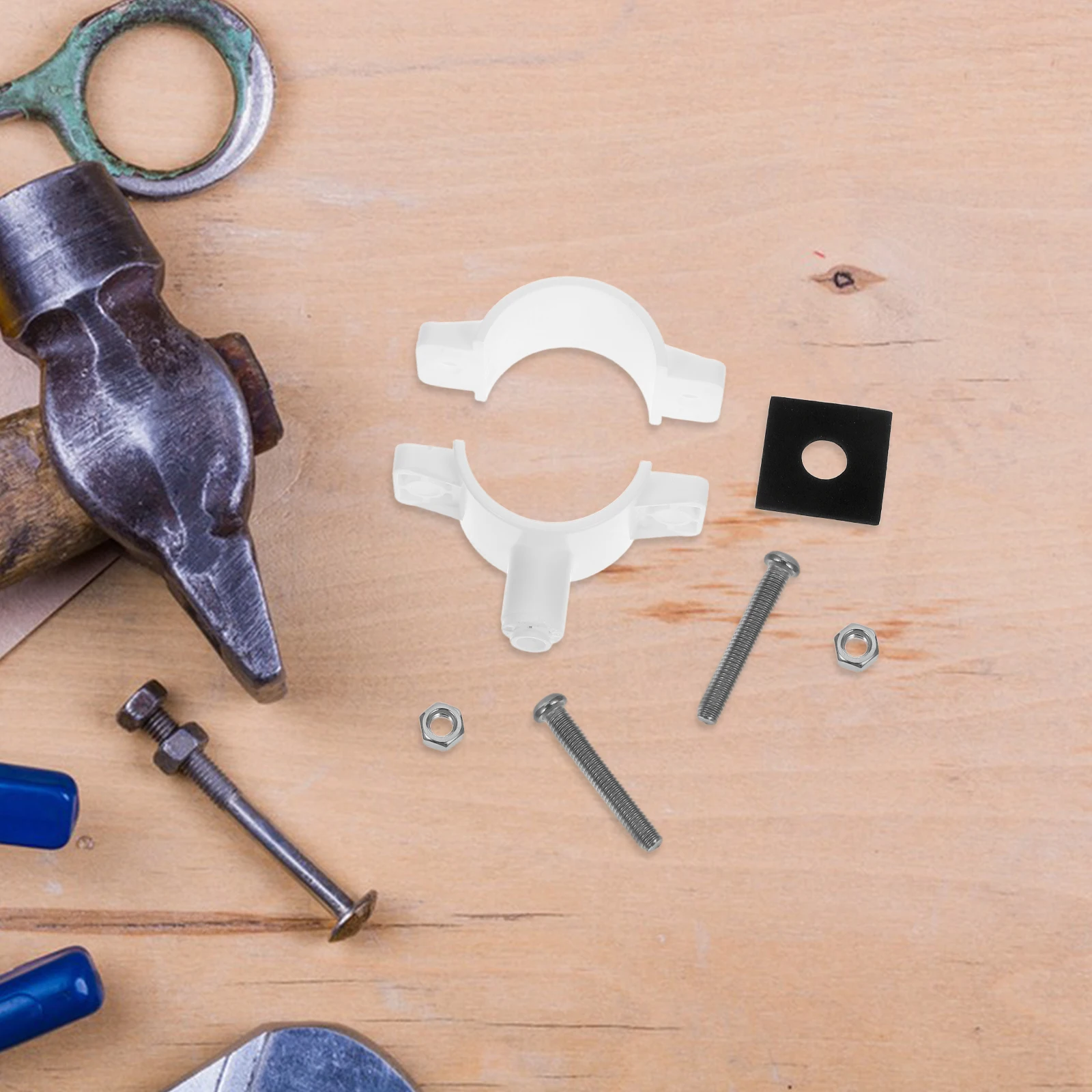 

Waste Water Clip Hose Fasteners Clamp Pipe Connector Fittings Fixing Plumbing Repair Durable PE Material Secure Fit Kitchen