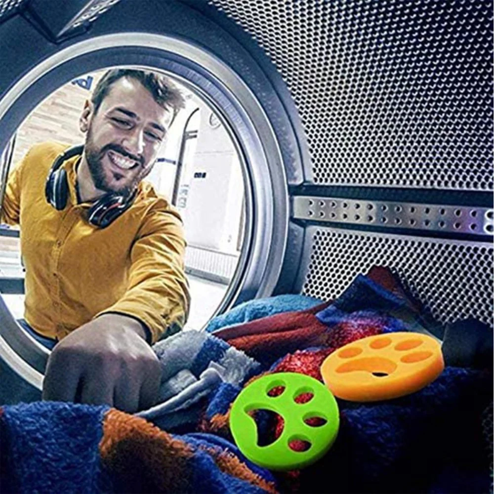 200pcs Washing Machine Hair Remover For Household Use Can Be Washed And Cleaned With Water Pet Hair Remover For Cleaning Clothes