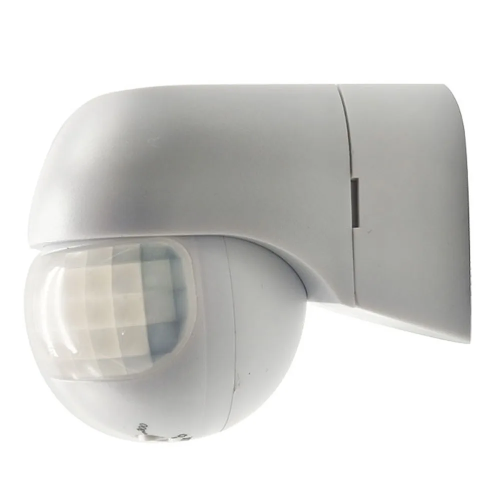 

Light Sensor Motion Detector For Indoor And Outdoor IP44 Splash Proof LED PVC White 180° 80 X 68 X 56mm Brand New