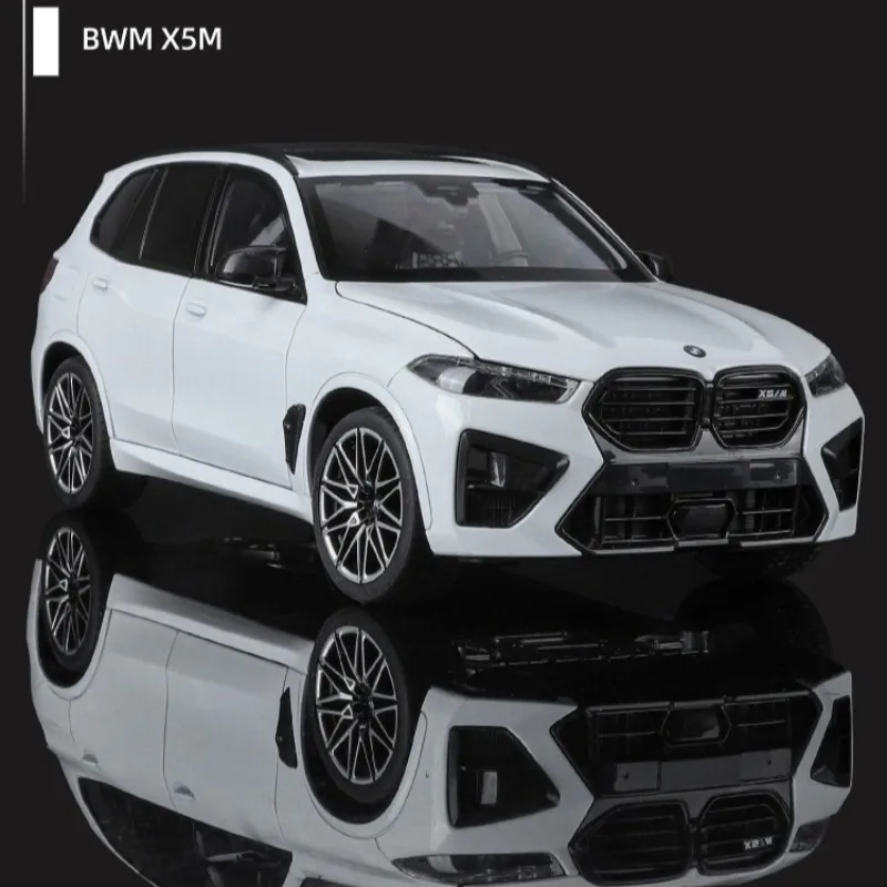 公式ライセンス取得済み 1/18 BMW X5M 合金製カーモデル プルバック式おもちゃ 車両シミュレーション ダイキャストコレクション ミニチュア車 男の子向けギフト