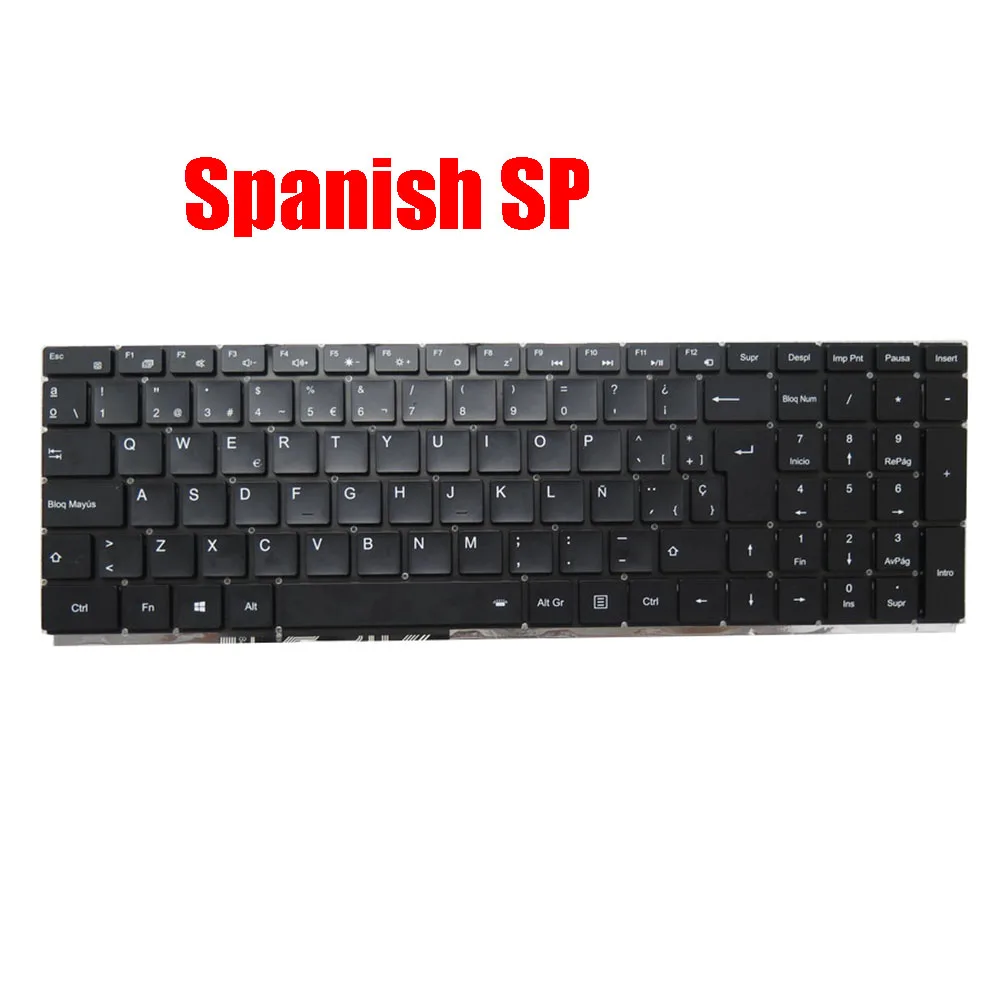 Imagem -02 - Teclado Alemão Retroiluminado para Laptop Reino Unido sp gr Medion Akoya E15303 Md62023 Md62113 Md62114 Md62115 Md62129 Md62130 Md62137 Md62284