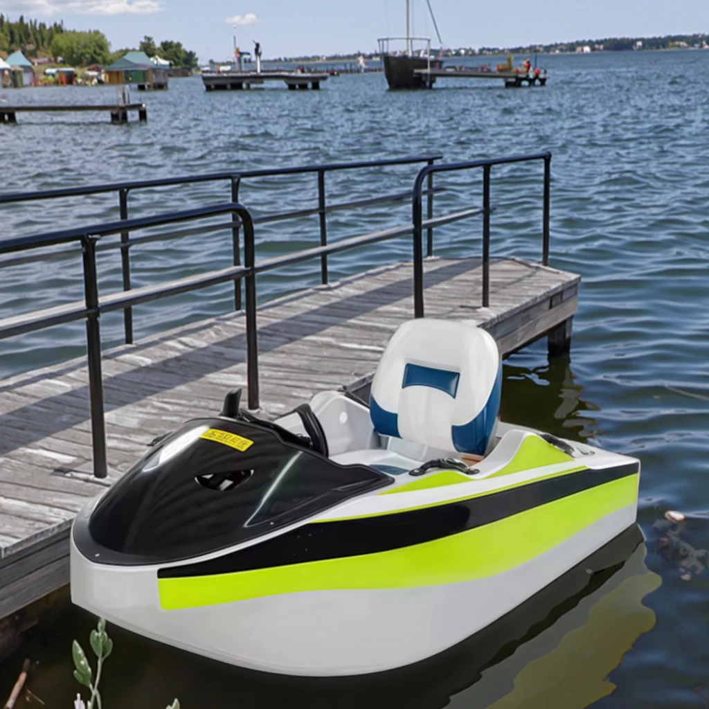 Customizable 52KM/H 72V Electric Mini Jet Ski Boat On-Trend 72V EPP Motorboat with EPA Certification 2 Stroke Engine