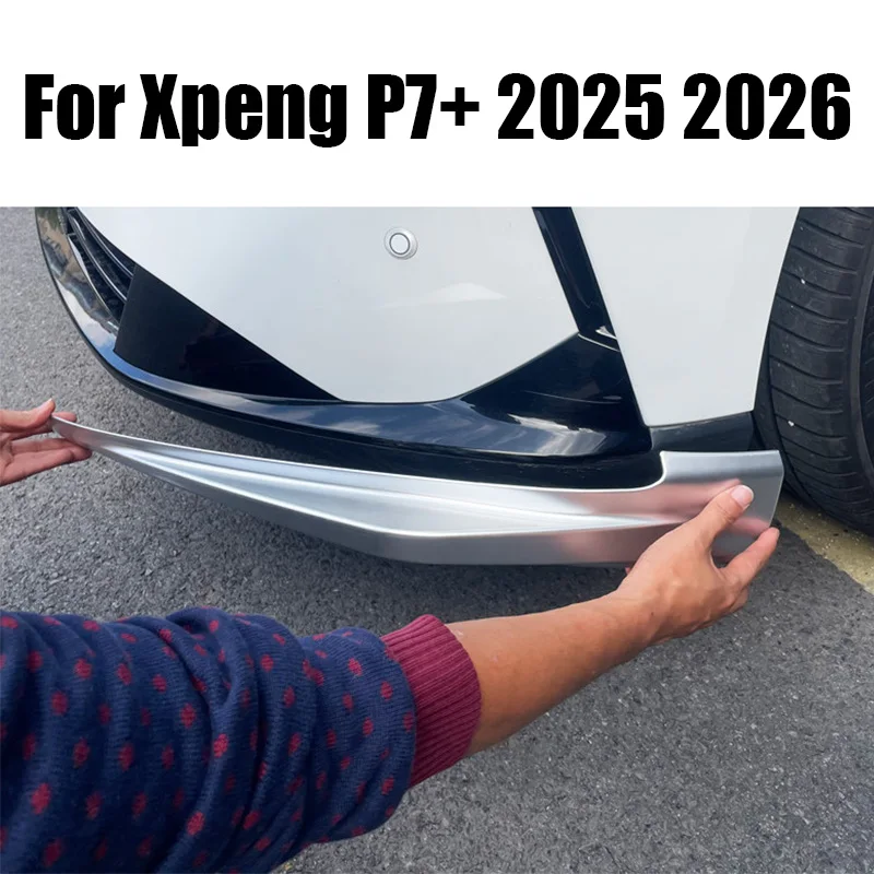 xpeng-p7-2025-2026用-外装フロントバンパー保護-角保護-abs素材-粘着式取り付け