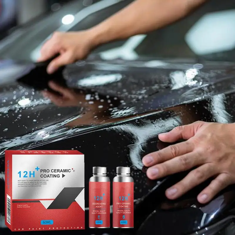 Automotive Crystal Liquid 60ml Paint Polish Protection Waterproof High-hardness Car Coating Crystal Plating Liquid Car Exterior