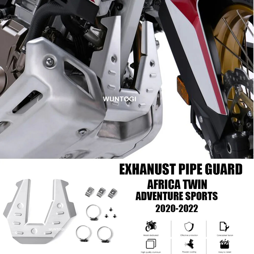 

For Honda CRF1100L CRF 1100 L 20-22 xhaust Pipe Guard late Engine Guard Heat Shield Guard Fender Africa Twin Accessories