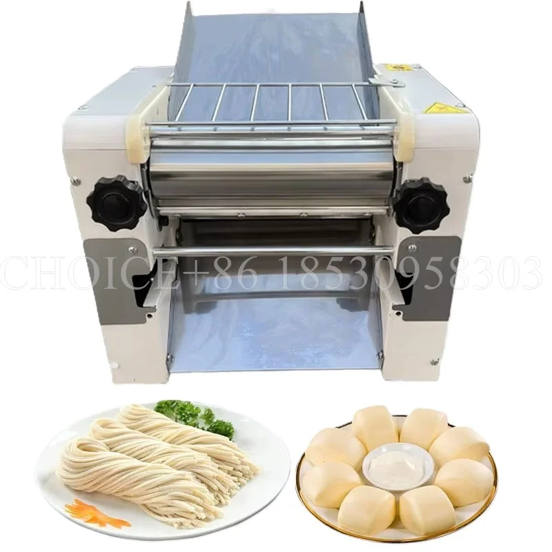 

110/220V Electric Dough Roller Noodle Press Machine Stainless Steel Desktop Pasta Kneading Dumpling Maker Noodle Press Machine