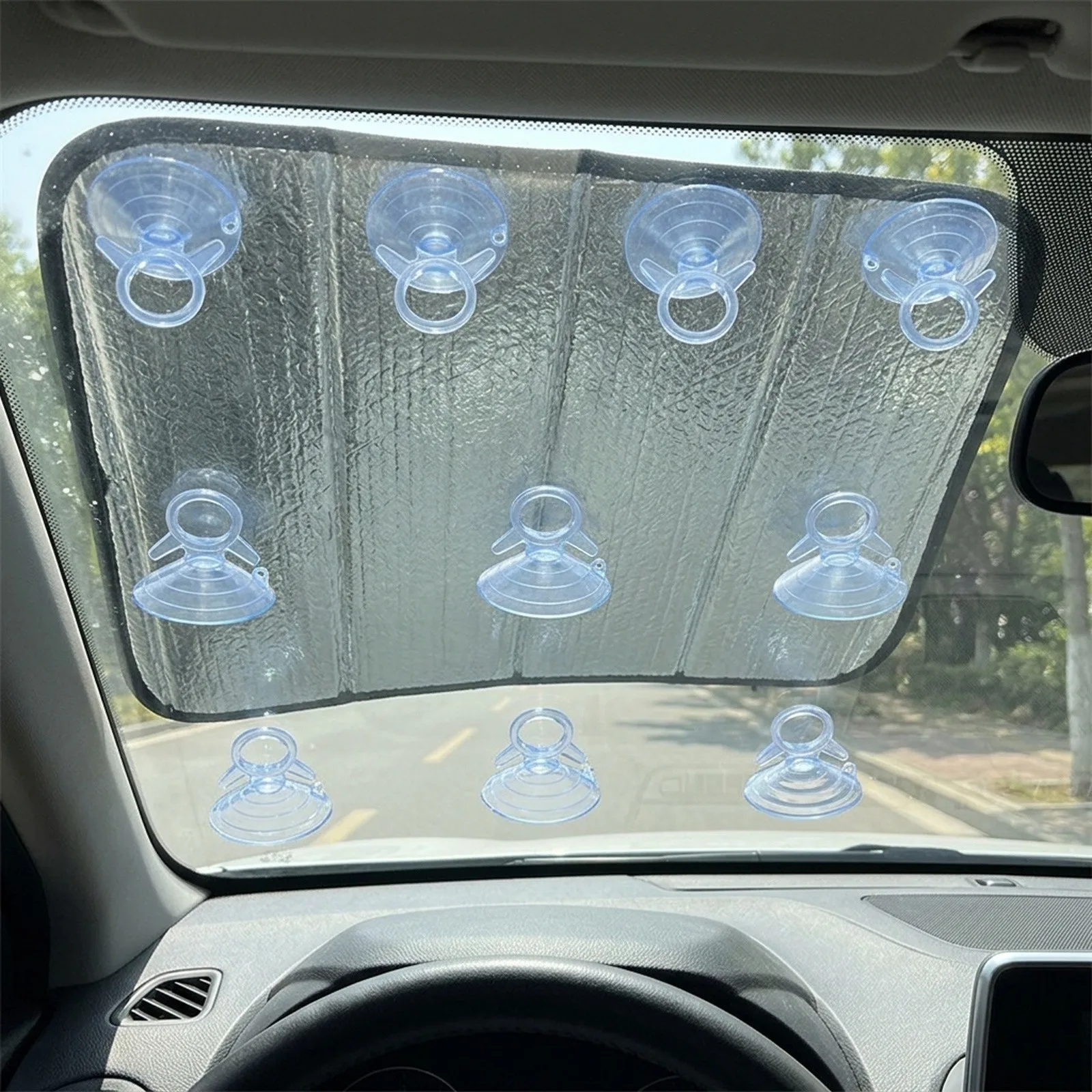 10pcs Suction Cups With Shut Ears 45mm Bathroom Round Rubber Window Button Car Clear Glass Hanging Hooks Kitchen