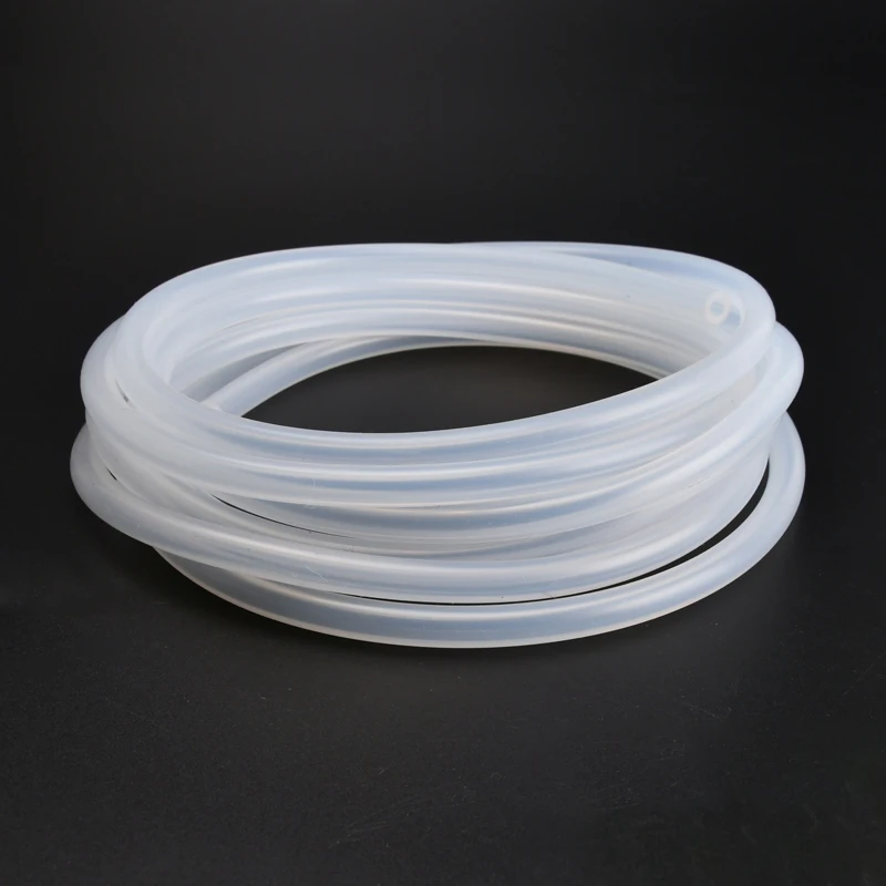 Precision Liquid Flexible Hose Silicon Pump Tube ID*OD 1*1  / 2*4 / 3*5mm