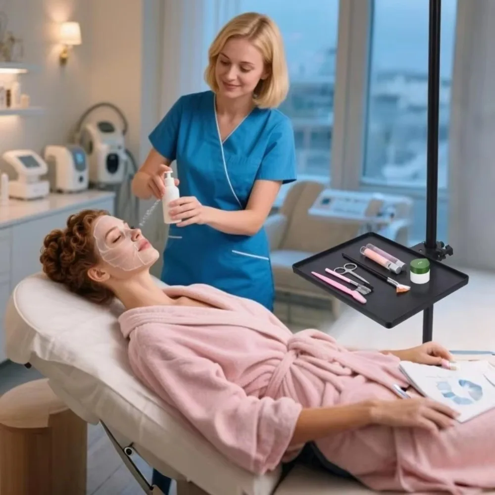 Supporto per vassoio per ciglia regolabile Organizzatore essenziale Strumenti per estensione ciglia clip-on Accessori per ciglia in plastica Ambiente del salone