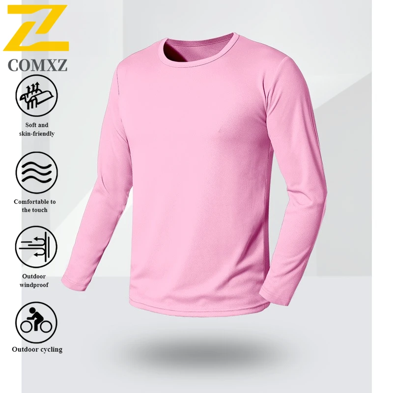 قميص رجالي سريع الجفاف للاستخدام الخارجي يسمح بمرور الهواء وممتص للرطوبة لصيد الأسماك للمشي لمسافات طويلة والتخييم متعدد الألوان للرياضات الصيفية وأكمام طويلة #6