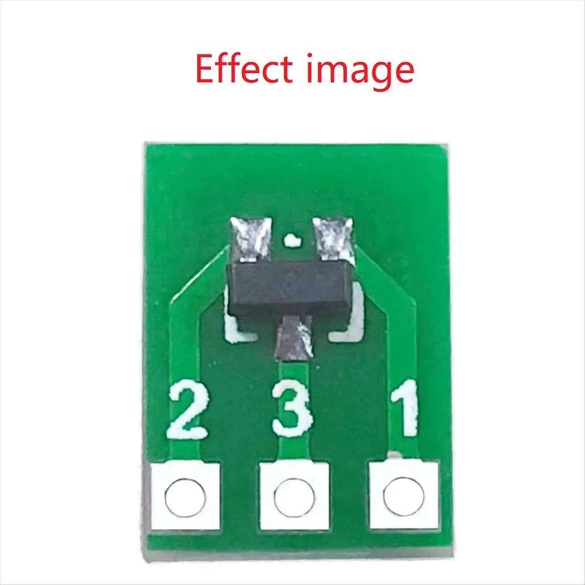 #94H SOT23 Adapter Board,SOT23SOT23-3 Turn SIP3 Double-Side SMD Turn to DIP SIP3 Adapter 169Pc (Green)