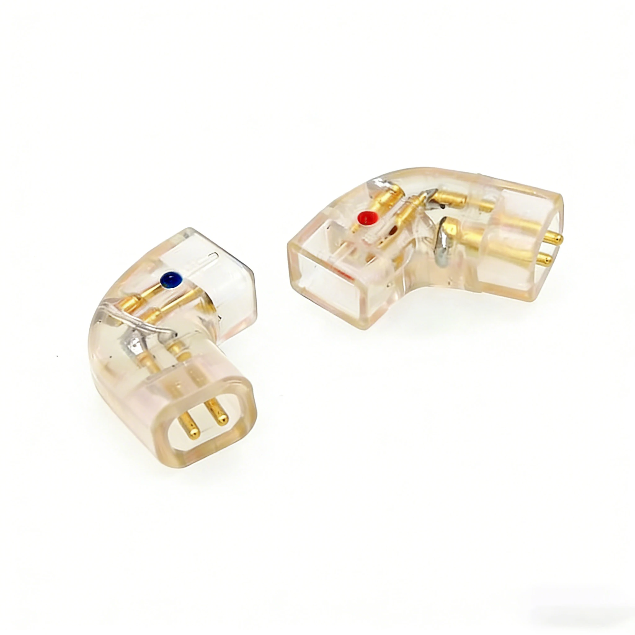 

Позолоченный QDC-разъем для наушников (пара) с переходником QDC (мужской) на MMCX (женский) 0,78 мм