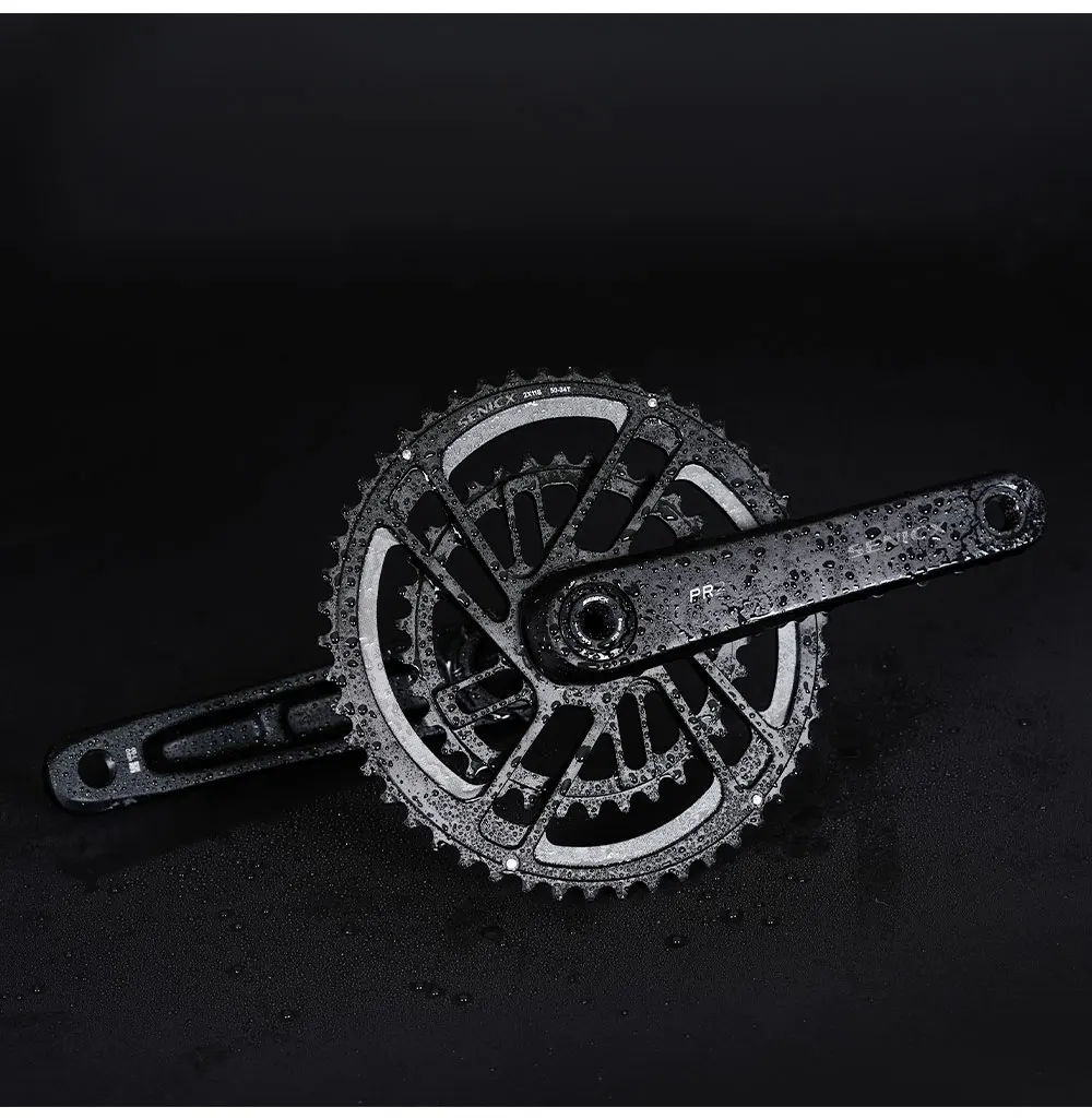 Senicx Kurbel Rennrad pr2 Kurbel garnitur 165/170/172/175/mm 46-30t 50-34t 52-36t Kettenblatt für Faltrad 10/Geschwindigkeit neu – Detail 10