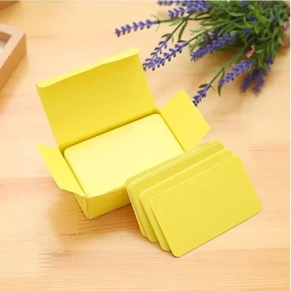 100/50/10 Stuks Kleurrijke Retro Kraftpapier Kaart, Wenskaart, DIY Opmerking, Lege Handgeschreven Bericht Kaart