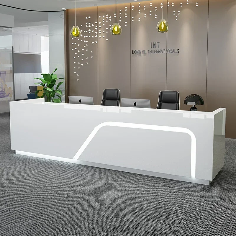 Counter Podium Reception Desk Beauty Salon Office Luxury Restaurant Reception Desk Lectern Banco Empfangstheke Bar Furniture