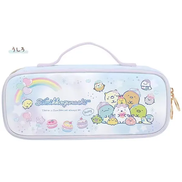 New Cute Anime Sumikko gurashi Kids PU Pencil Bags Children Pen Cases Make up Cosmetic Bags For Women