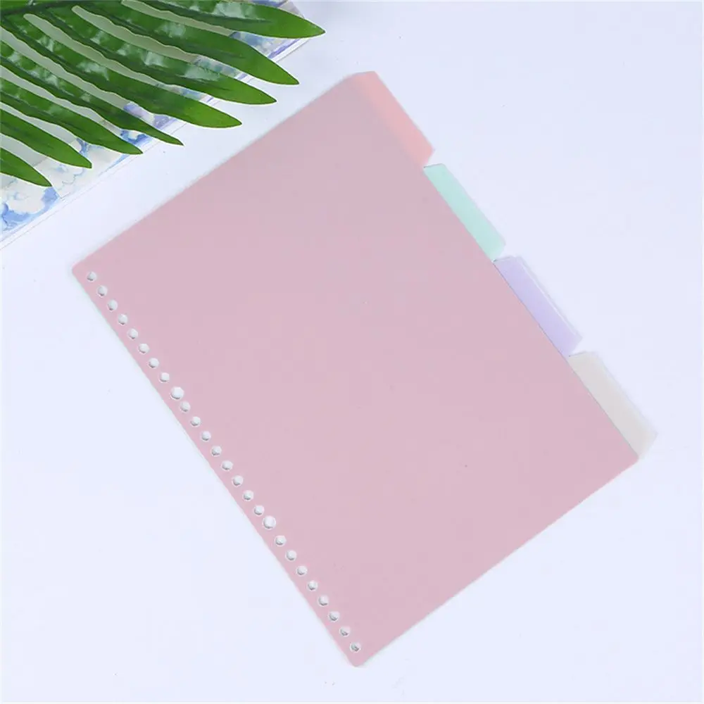 B5 A5 A4 Diary Coil Book Scrapbook Loose-leaf Inner Page Notebook Separator Page Binder Index Dividers Binder Index Page
