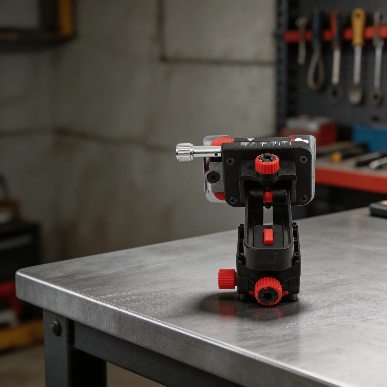 Adjustable Wall Bracket Featuring Full Rotation and Magnetic Grip for Reliable Performance on Metallic Substrates