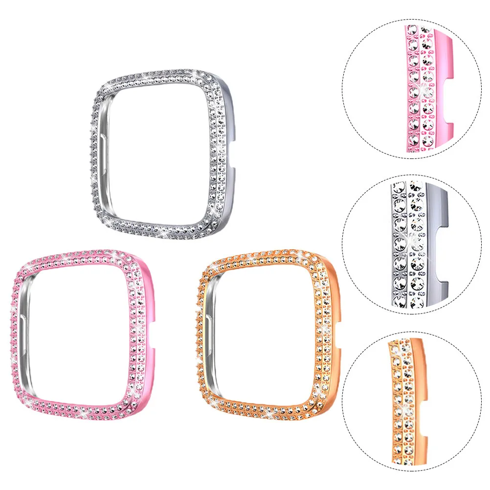 

3Pcs Luxury Watch Shell Protective Cover Compatible with Smartwatch Elegant Minimalist Design Scratch Resistant Gift Idea Watch