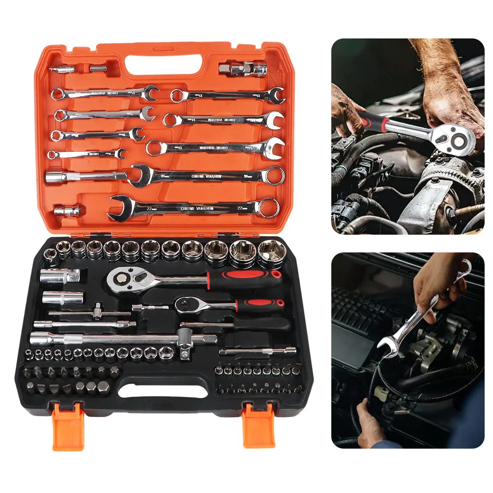 

Machine Socket Wrench Hardware Tools Seal Driver Installer Remover Automotive Tools 82 Pcs/Set Car Repair Kit Wheel Bearing