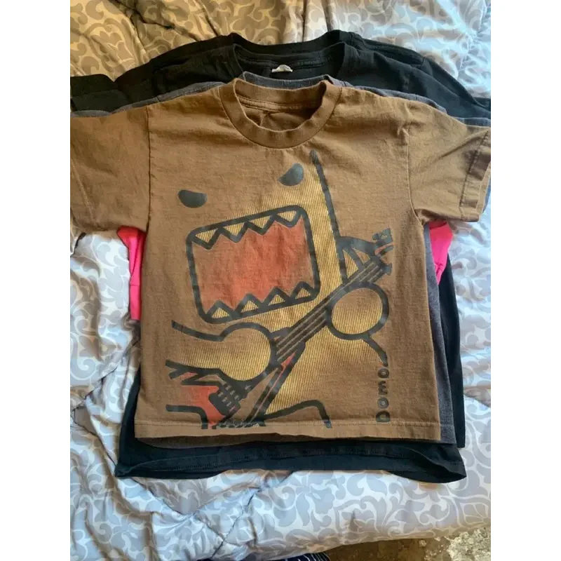 

Summer Trend Funny Printed Versatile Couple Cotton T-shirts Fashion Y2k Casual Loose Tops New Simple Retro Short-sleeves