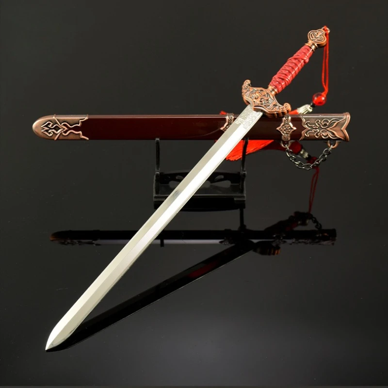 30 CM Naraka: Bladepoint Game Randapparatuur Noble Blade Metal Model Collectible Bureau Ornamenten Cosplay Zwaard Speelgoed Prop Jongen Geschenken