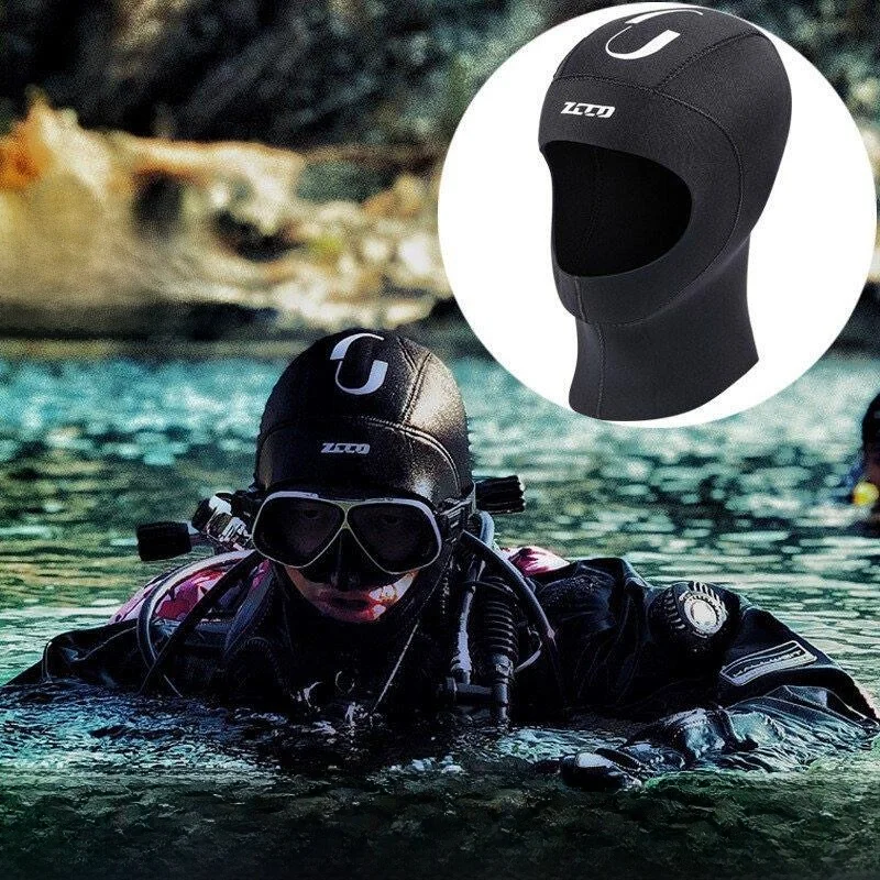 

ZCCO Diving Cap Winter Swimming Equipment Men's Women's Warm Thi 3 5mm Profional Thermal Underwater Head Cover
