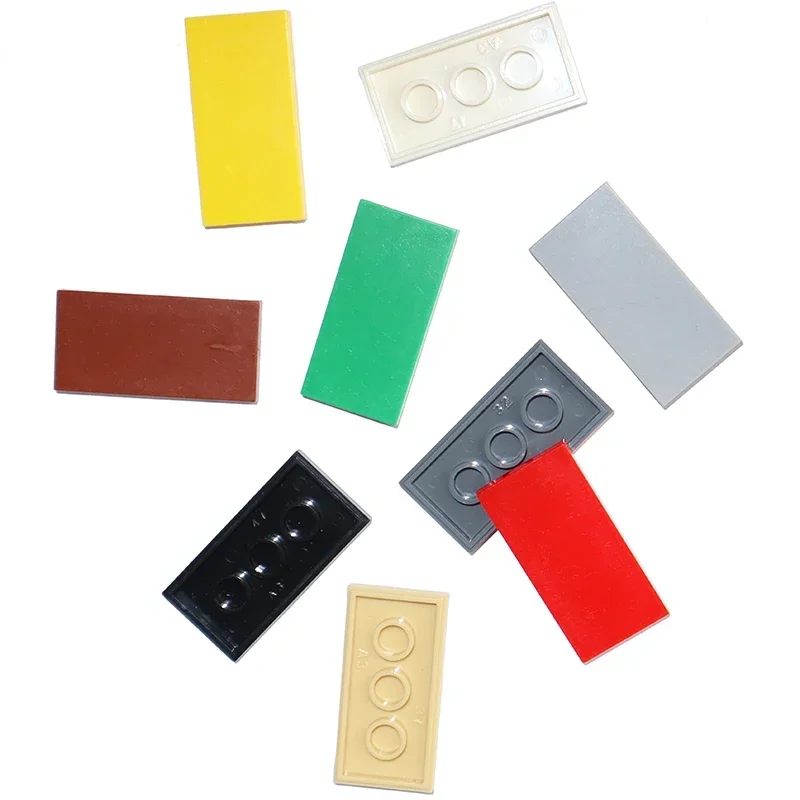 87079 tamanho 2x4 tijolos em massa 25/50/100 pçs moc montar partículas telha plana suave blocos de construção diy brinquedos educativos criativos