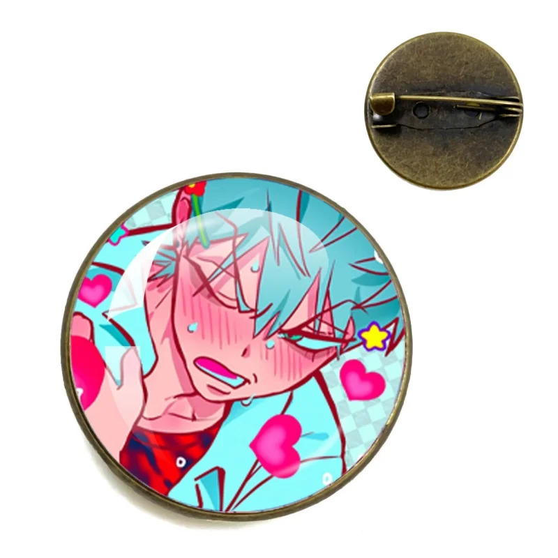 Hot Sales Anime ALIEN STAGE Part2 Mizi Sua Luka Till Ivan 20mm/25mm Round Brooch Jewelry Accessories Gift