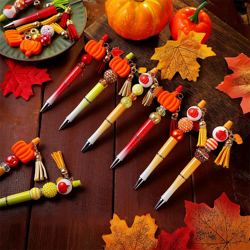 30 Stück Kunststoff Perlen Stift Perle Rollerball Stifte Perle Kugelschreiber sortiert Perlen Stift schwarze Tinte