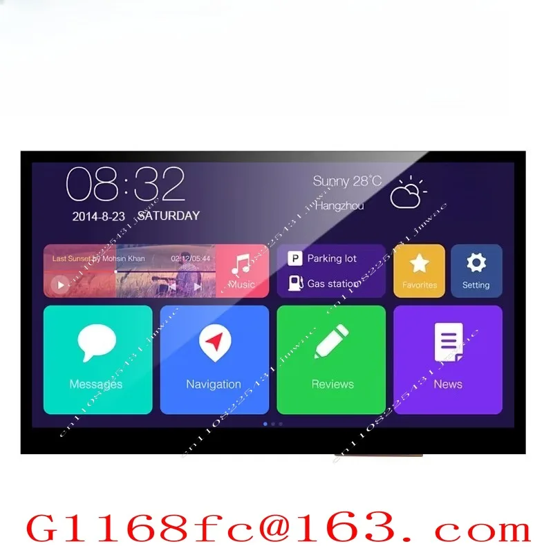 USB I2C Interface Thin Film Transistor LCD Display with PCAP Capacitive Touch Screen