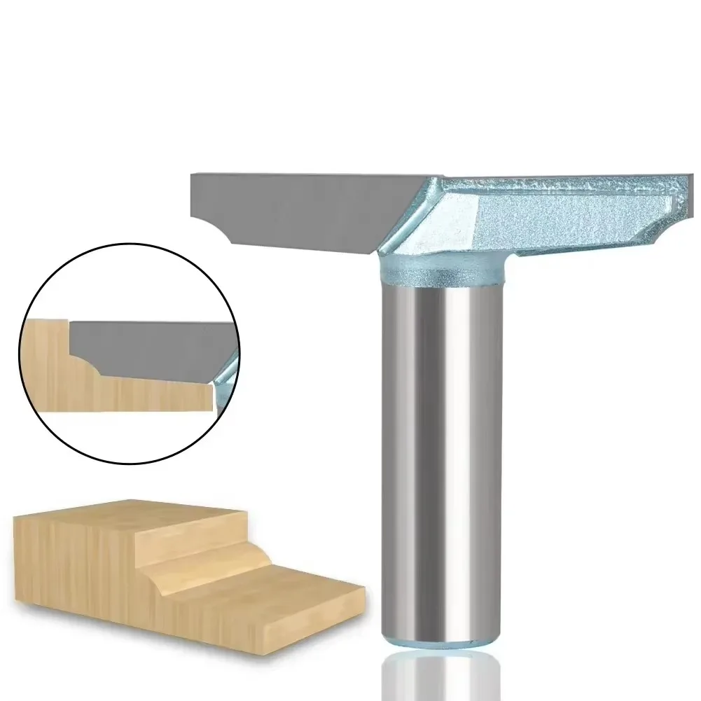 

1PC 12mm 12.7mm Shank Inclined R Door Plate Cutter Woodworking Cabinet Door Plate R Angle Milling Door