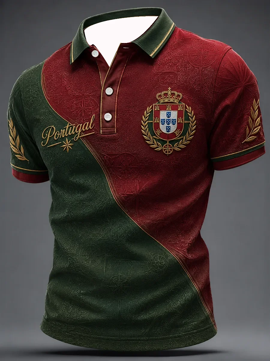 เสื้อโปโลฟุตบอลแฟนบอลโปรตุเกสร - Young Men Formal Wear บทวิจารณ์และราคา