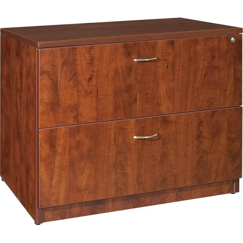 

Cherry-Finished Lateral File Cabinet, 35x22x29.5