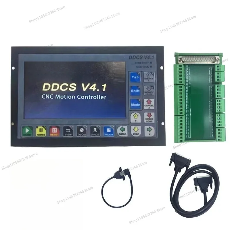 For DDCSV3.1 Upgraded DDCSV4.1 3-axis 4-axis Offline Motion Controller Engraving Milling Machine CNC System