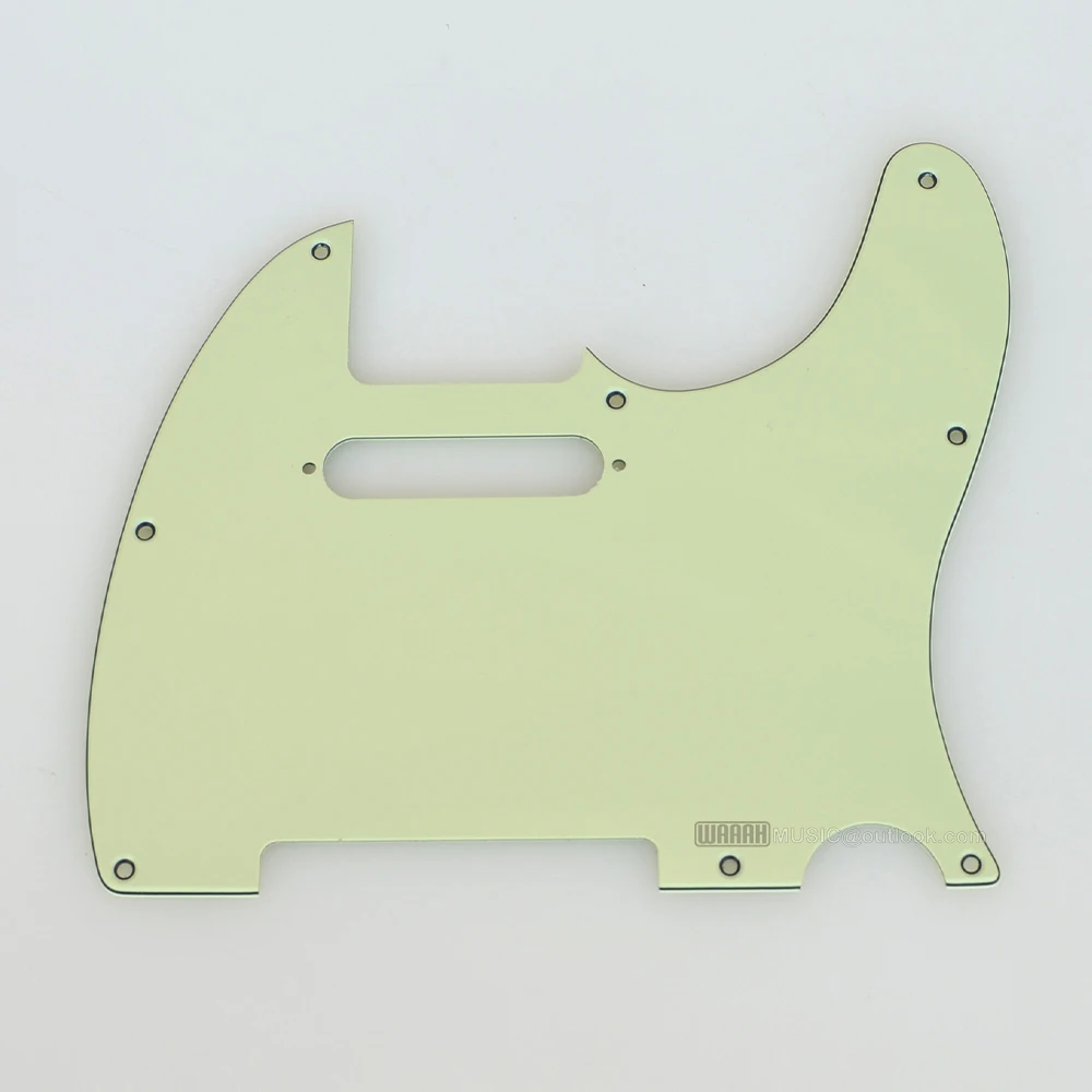 8 Holes Tlcaster Guitar Pickguard for USA/Mexican fd Standard Modern Style 3Ply for  Tl  Electric Guitar