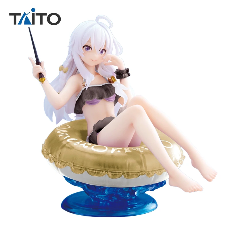 In Stock Original Figuras Anime 10cm TAITO AFG Wandering Witch: The Journey of Elaina Elaina Renewal Model Toy Doll Gifts