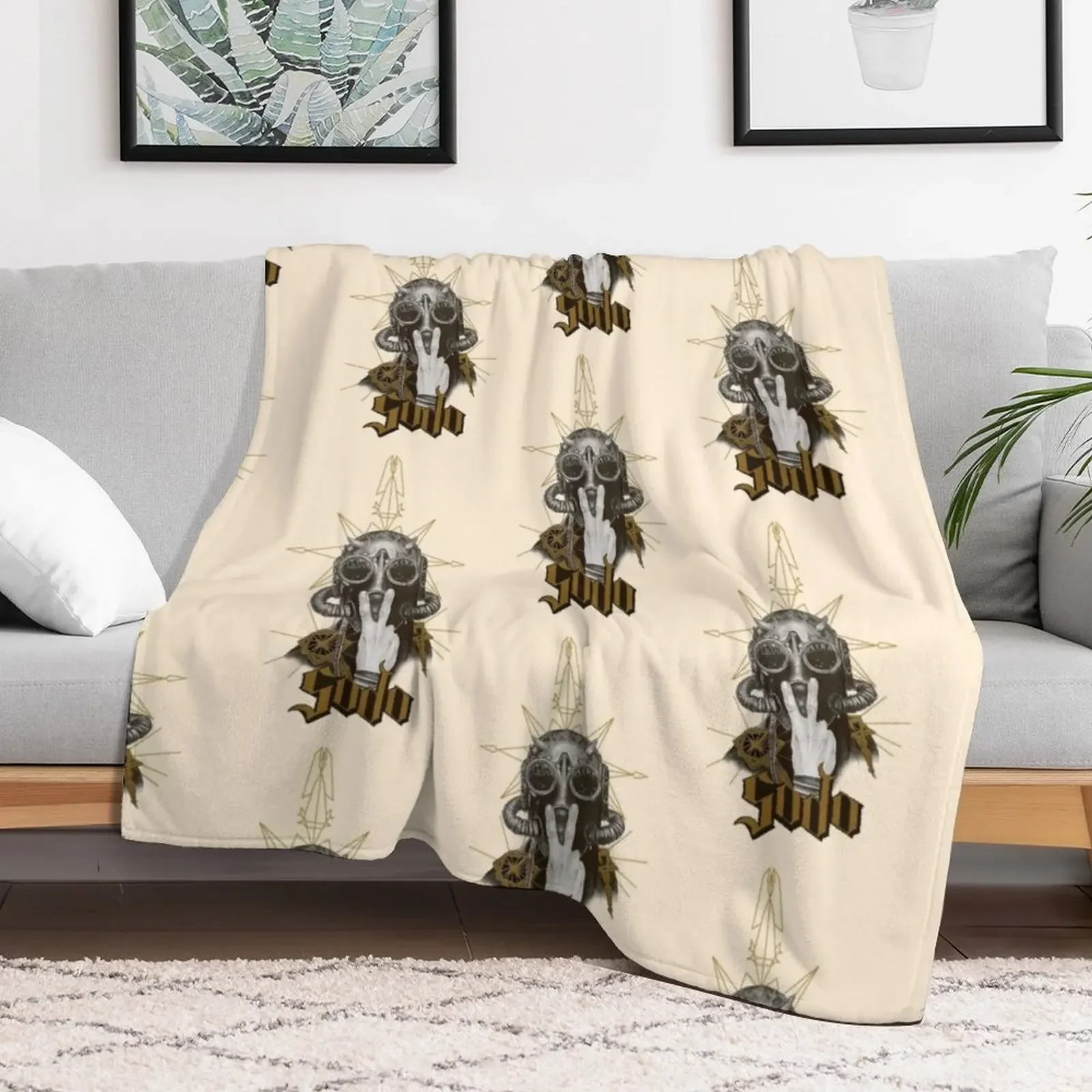 Sodo Nameless Ghoul, The band Ghost Throw Blanket for winter Summer Blankets