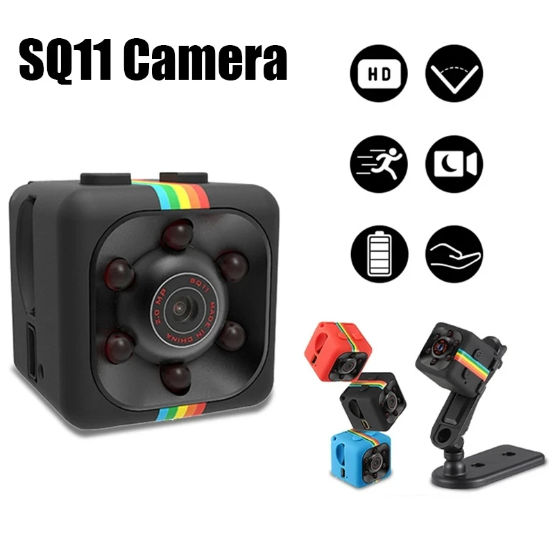 SQ11 Mini Camera Night Vision Camcorder Micro Camera Video Sport DV Video Ultra Small Cam HD 1080P Camera Home Security