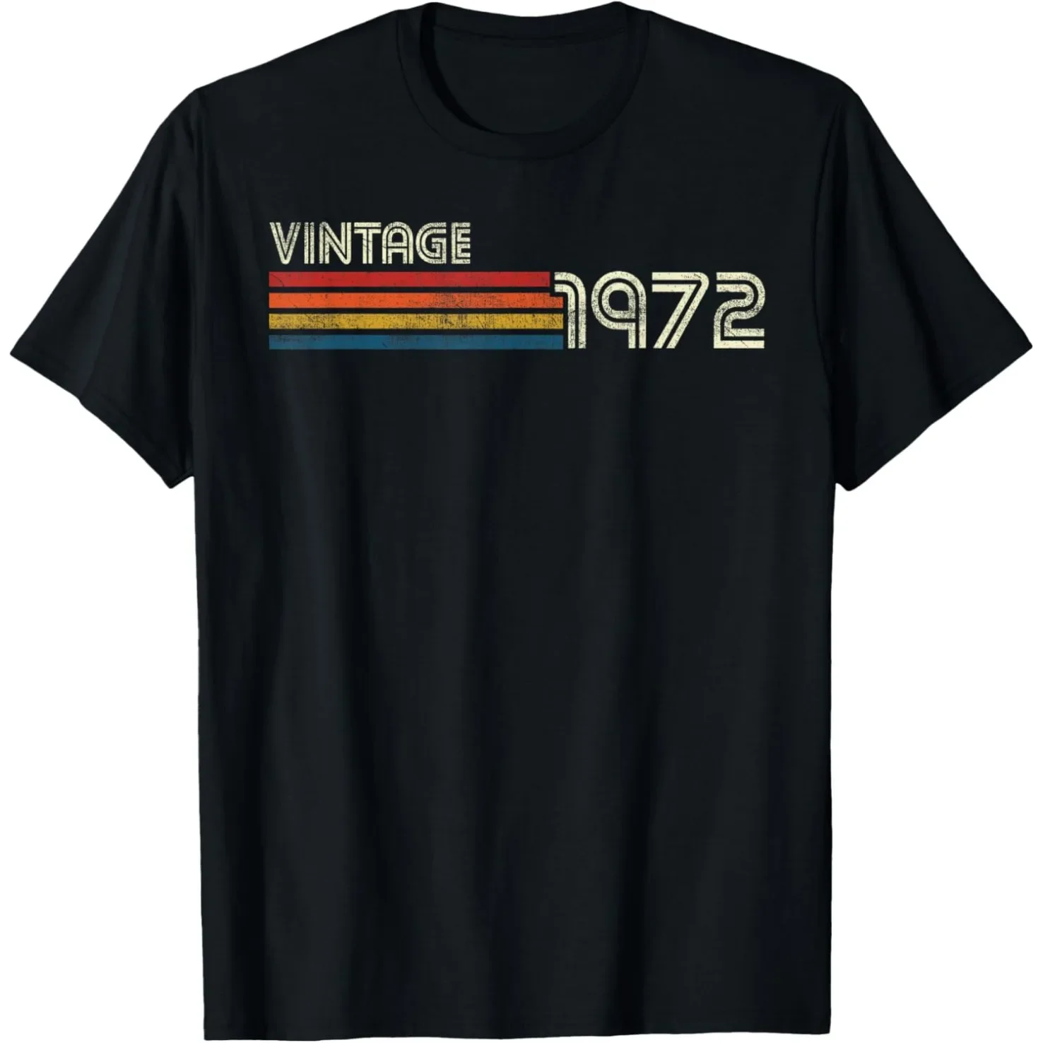 Klassische 1972 Original Vintage Birthday Est 1972 Edition T-Shirts für Herren, Streetwear, kurzärmelig, Unisex, lockere Kleidung – Detail 2