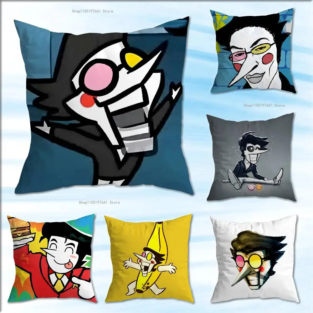 

Game D-Deltarune Spamton Pillow Case Cushion Cover Home Decor Birthday Gift Pillowcover