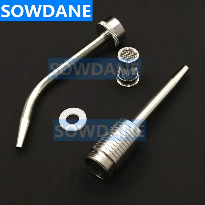 Dental Suction Tube Implant Bone Collector with Filter Surgical Aspirator Blow Pipe Saliva Suction Tube Dental Surgical Tools