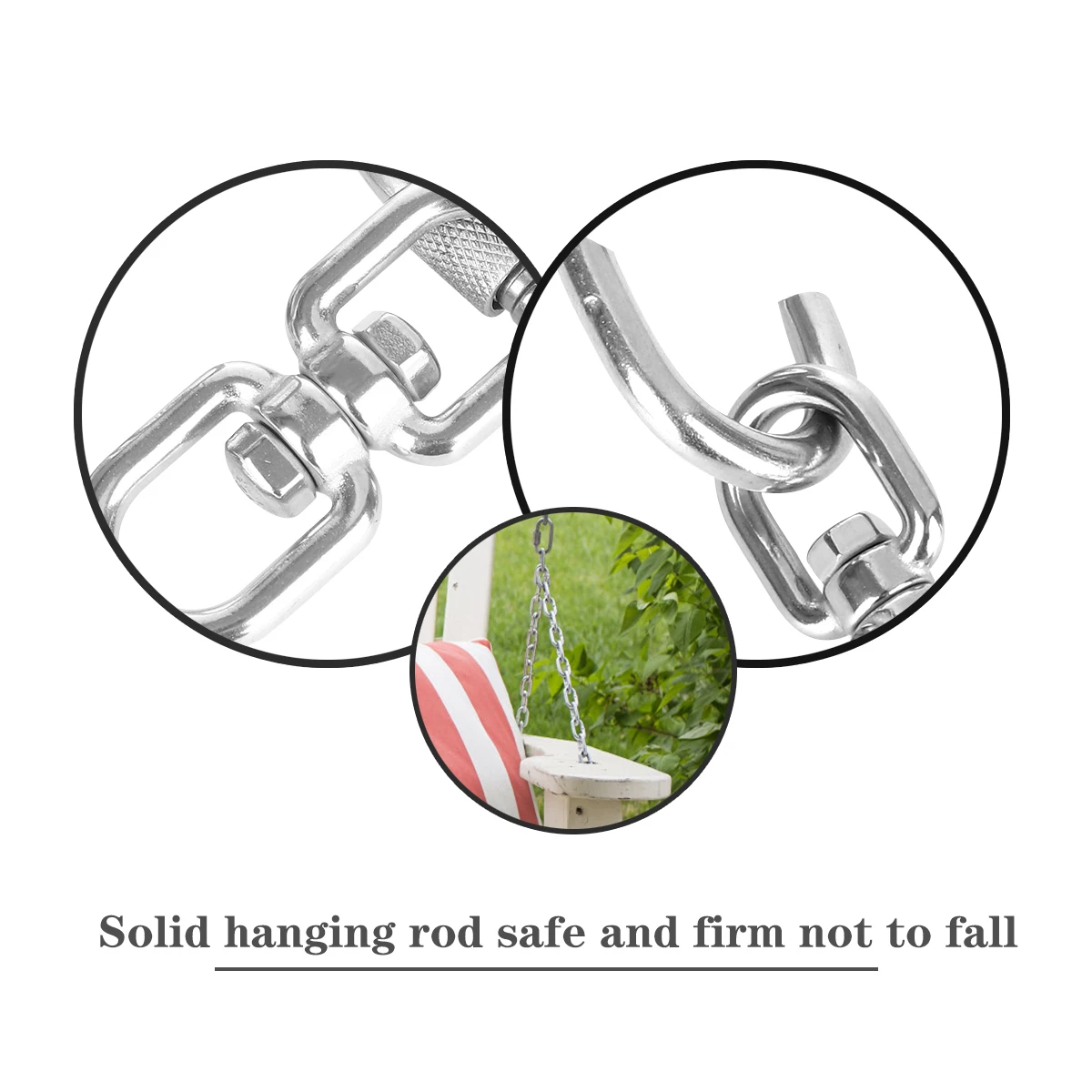 

1 комплект, 360-градусный крючок для гамака из нержавеющей стали, сверхмощный 250 кг для кресла-качалки, гамак для йоги, крыльцо, подвесной стул для улицы и помещения