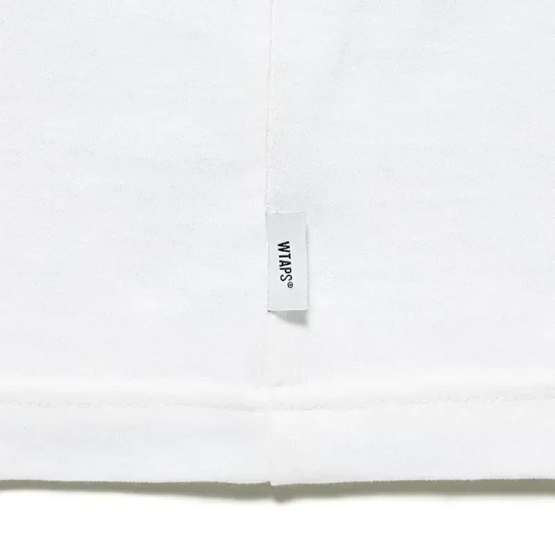 2026 WTAPS Men’s Autumn Long Sleeve T Shirt Embroidered Crew Neck Oversized Casual Sports Top Street Fashion Pullover