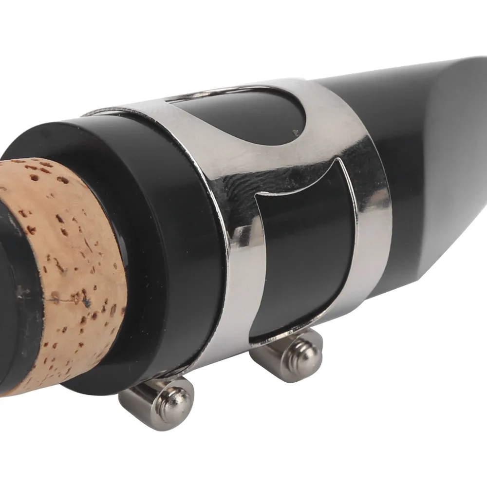 

Metal Ligature​ ​Clarinet Mouthpiece Kit ​2.5 Strength Reed​ ​Plastic Cap​ ​Woodwind Instrument Kit​ ​Black