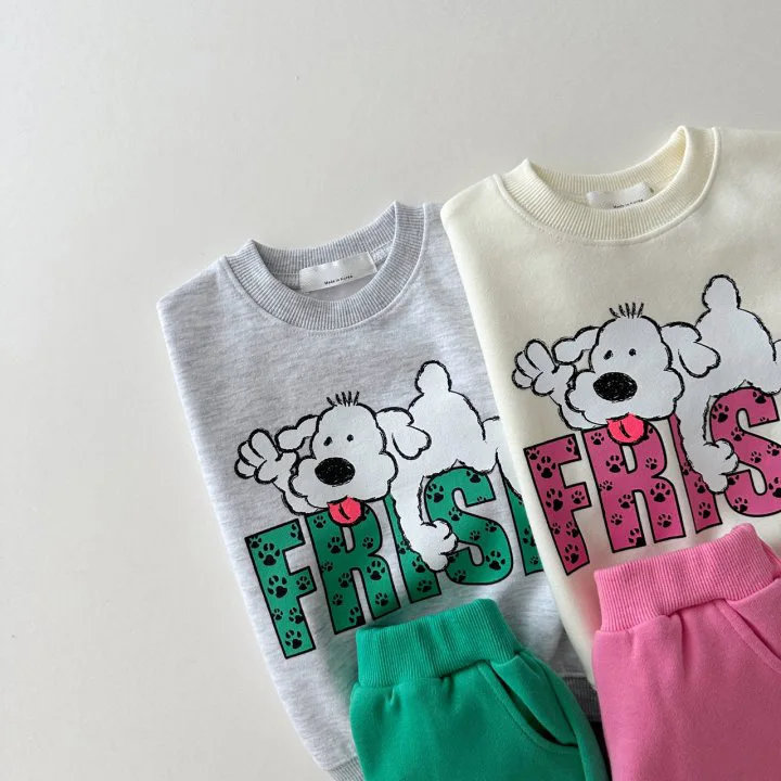 2024 Spring Boy Girl Children Cartoon Long Sleeve Tops+Casual Pants 2ps Baby Letter Print Sweatshirt Suit Kid Cotton Clothes Set