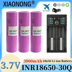 3.7V 3000mAh INR18650 30Q 18650 Battery 3.0ah 20A Discharge Li-ion Rechargeable Battery ,for All Kinds of Electronic Products