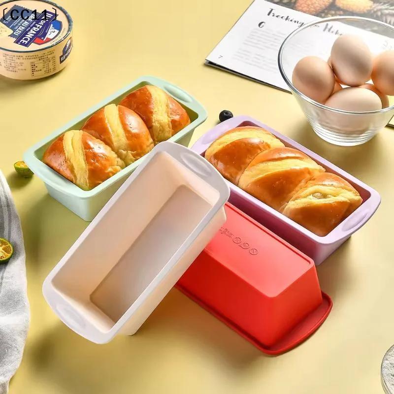 1/4Pcs Rectangular Silicone Mold Candy Toast Mould Easter Bread DIY Kitchen Supplies Cake Bakeware Pan Baking Tools〔CC11〕